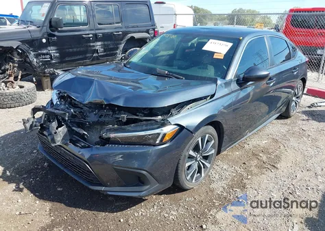 2024 Honda Civic Ex-L из США, поврежденный, VIN 19XFL1H79RE020969